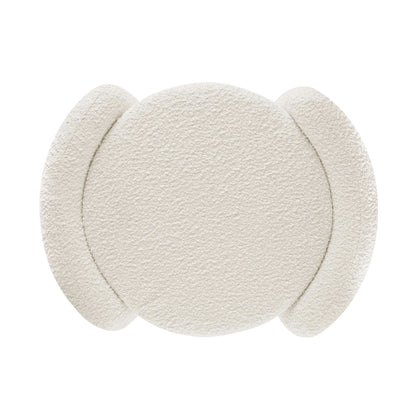 Nebula Boucle Upholstered Upholstered Ottoman by Modway