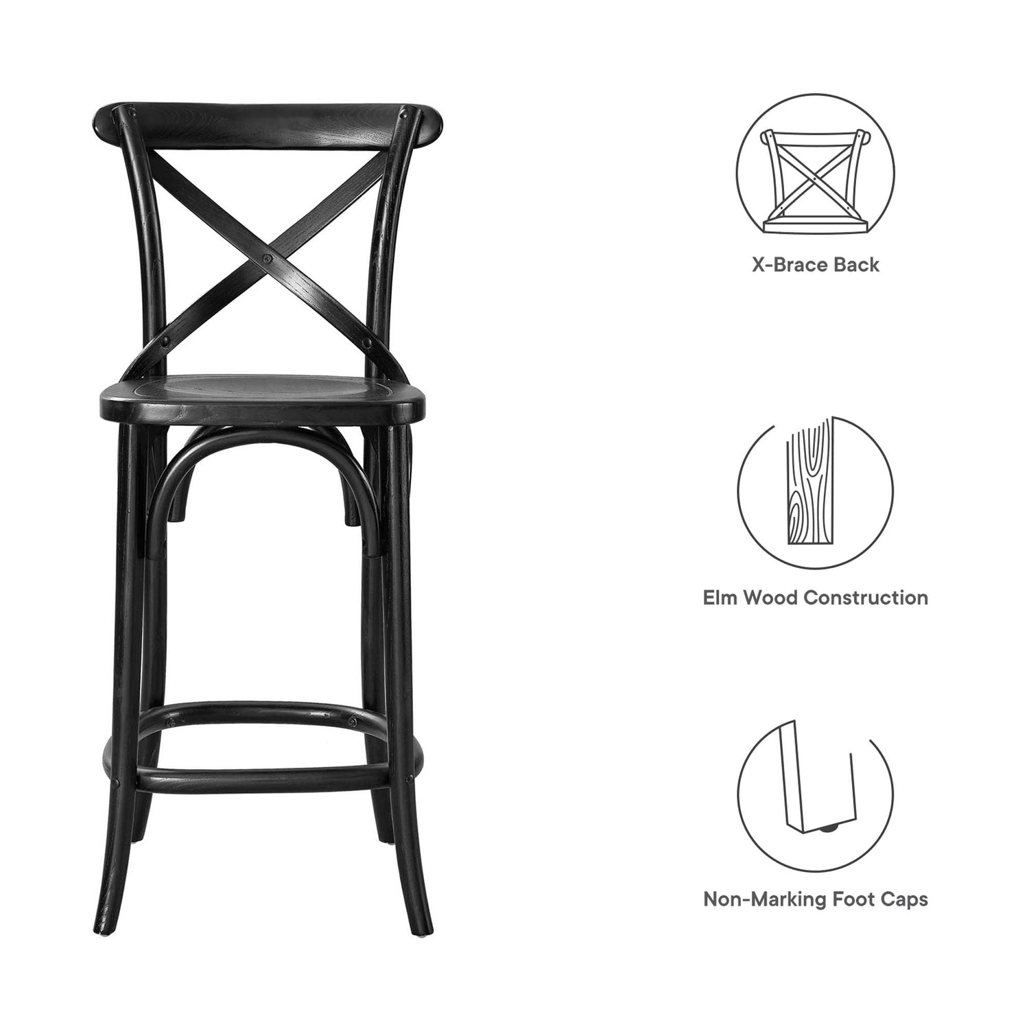 Gear Counter Stool by Modway