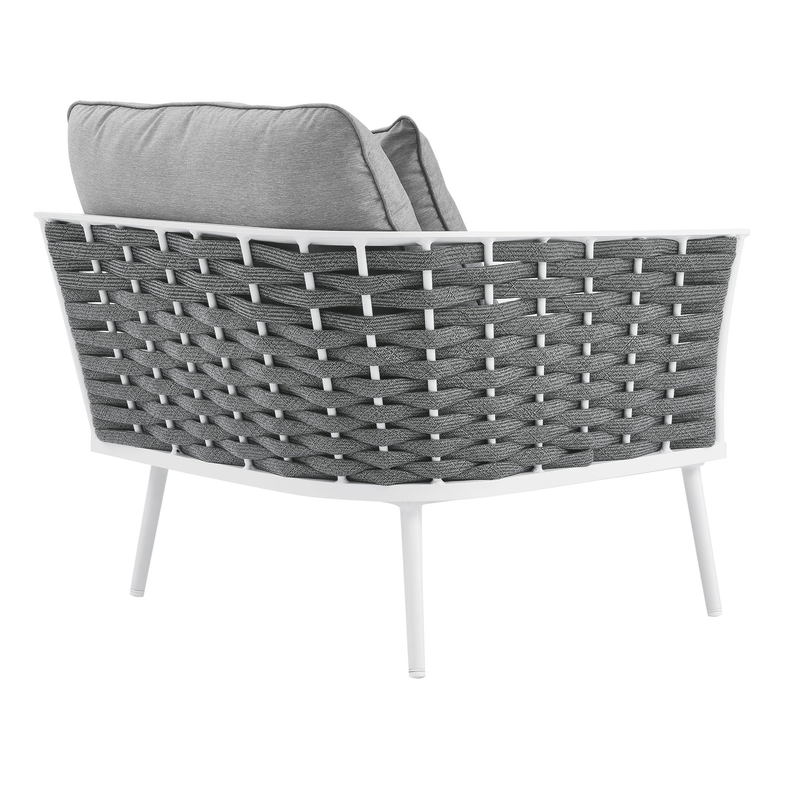 Stance Outdoor Patio Aluminum Left-Facing Armchair By HouseBean