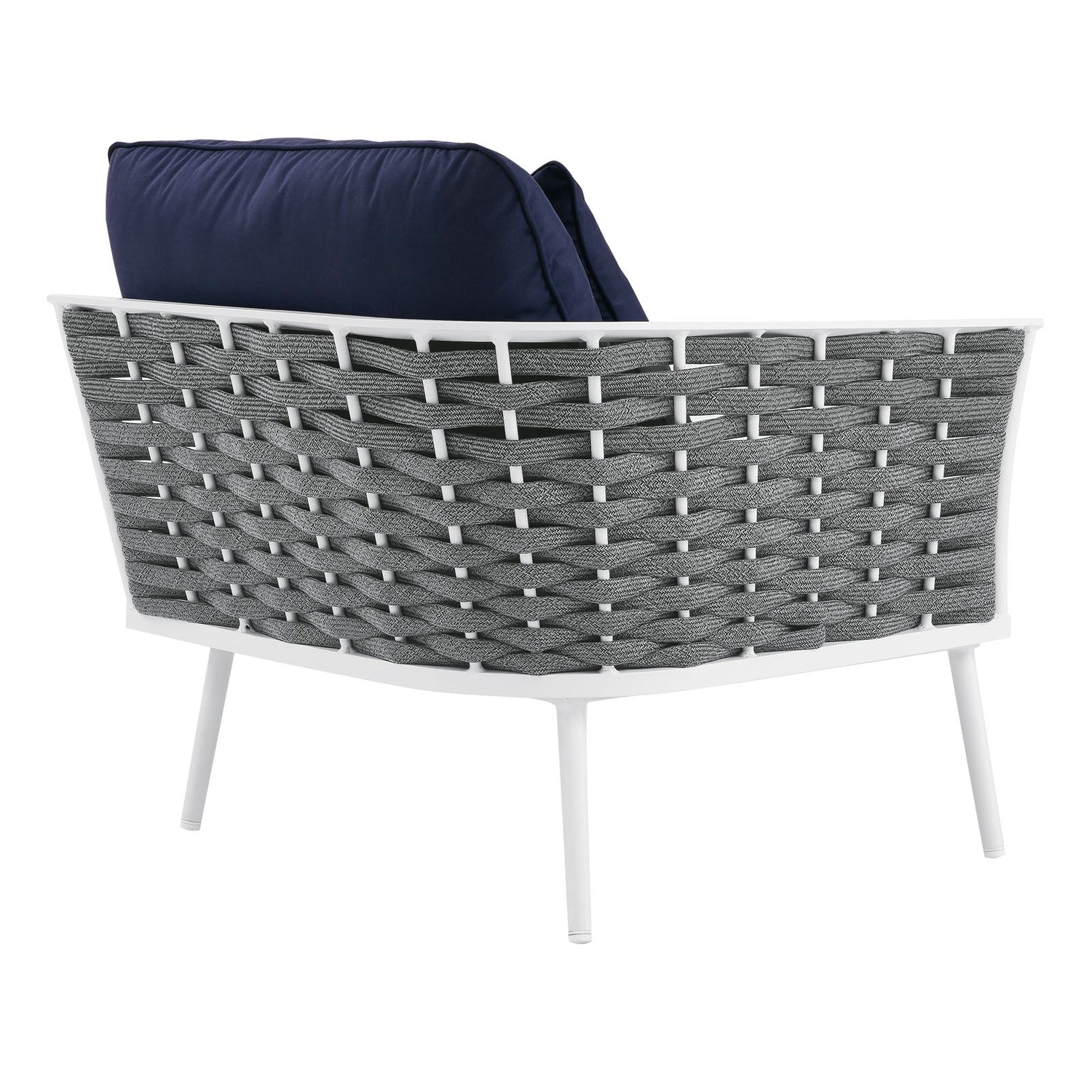 Stance Outdoor Patio Aluminum Left-Facing Armchair By HouseBean