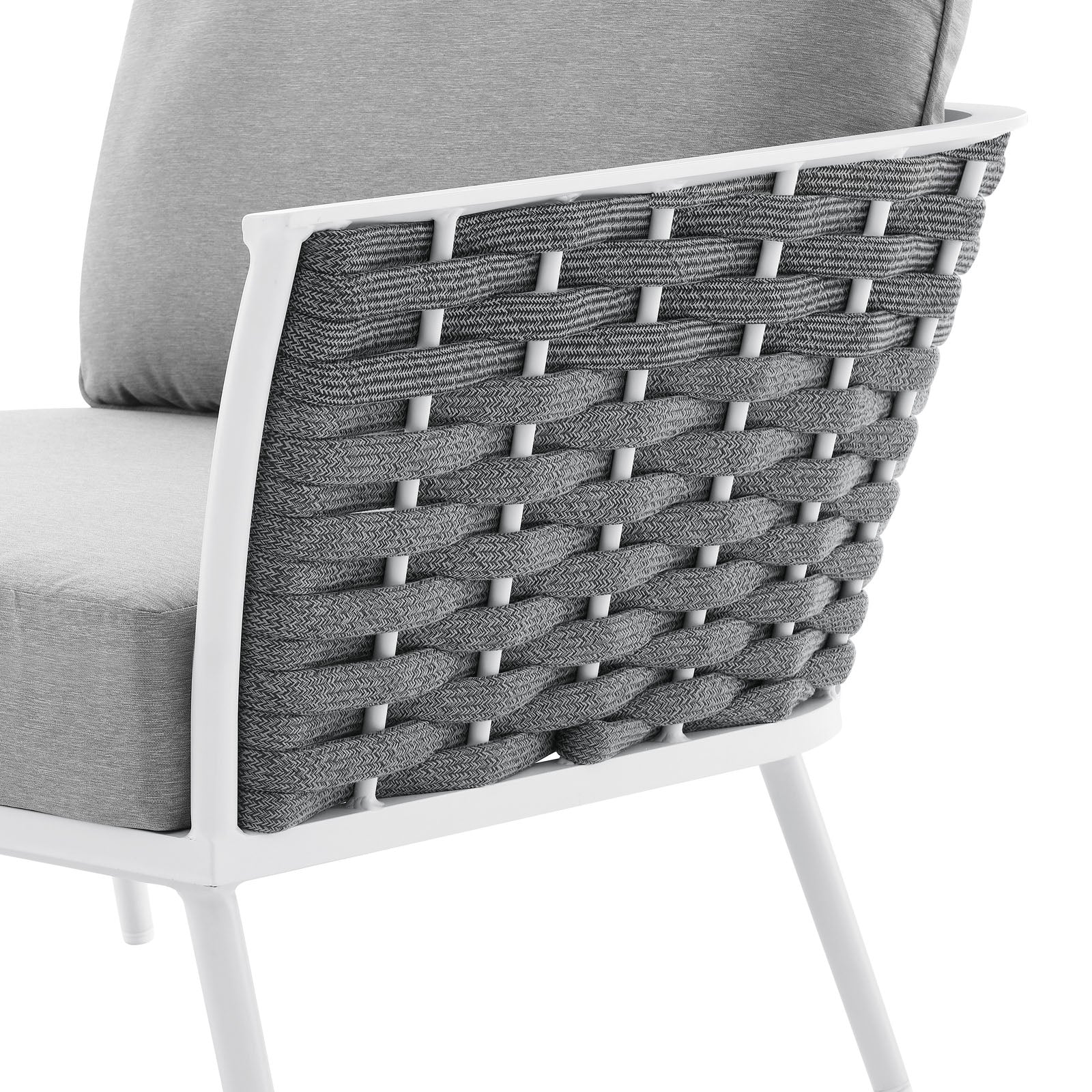 Stance Outdoor Patio Aluminum Right-Facing Armchair By HouseBean