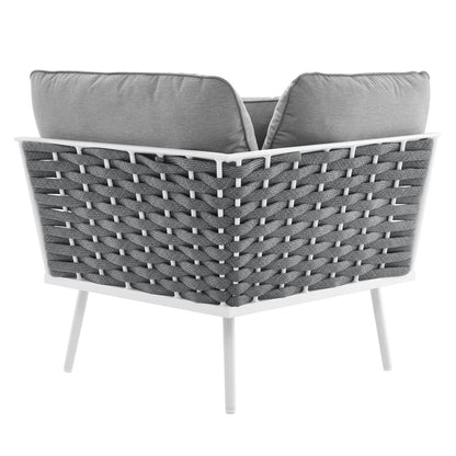 Stance Outdoor Patio Aluminum Corner Chair By HouseBean