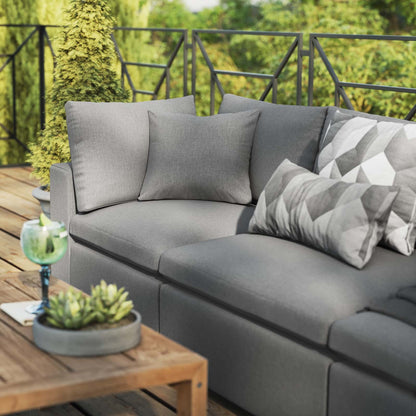 Commix Overstuffed Outdoor Patio Sofa By HouseBean