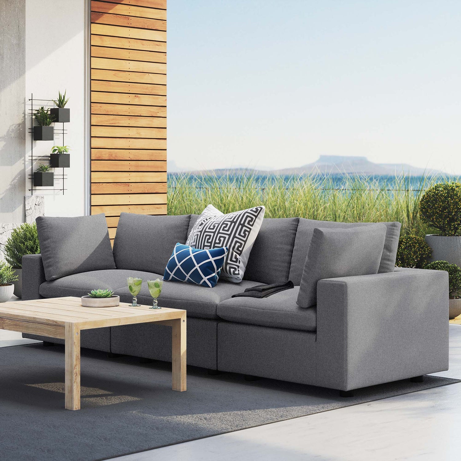 Commix Sunbrella¬Æ Outdoor Patio Sofa by Modway