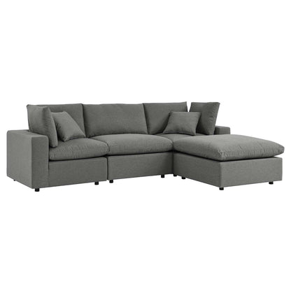 Commix 4-Piece Outdoor Patio Sectional Sofa By HouseBean