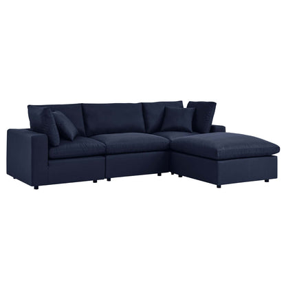 Commix 4-Piece Outdoor Patio Sectional Sofa By HouseBean