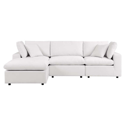 Commix 4-Piece Outdoor Patio Sectional Sofa By HouseBean