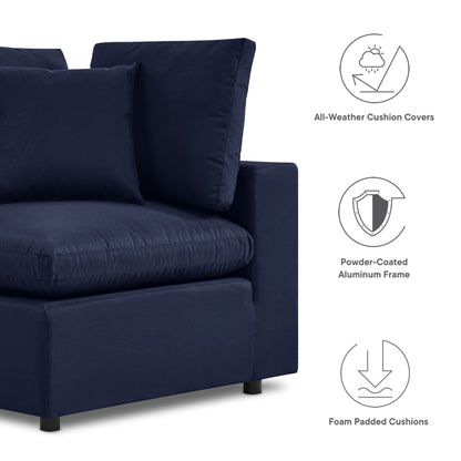 Commix 5-Piece Outdoor Patio Sectional Sofa by Modway