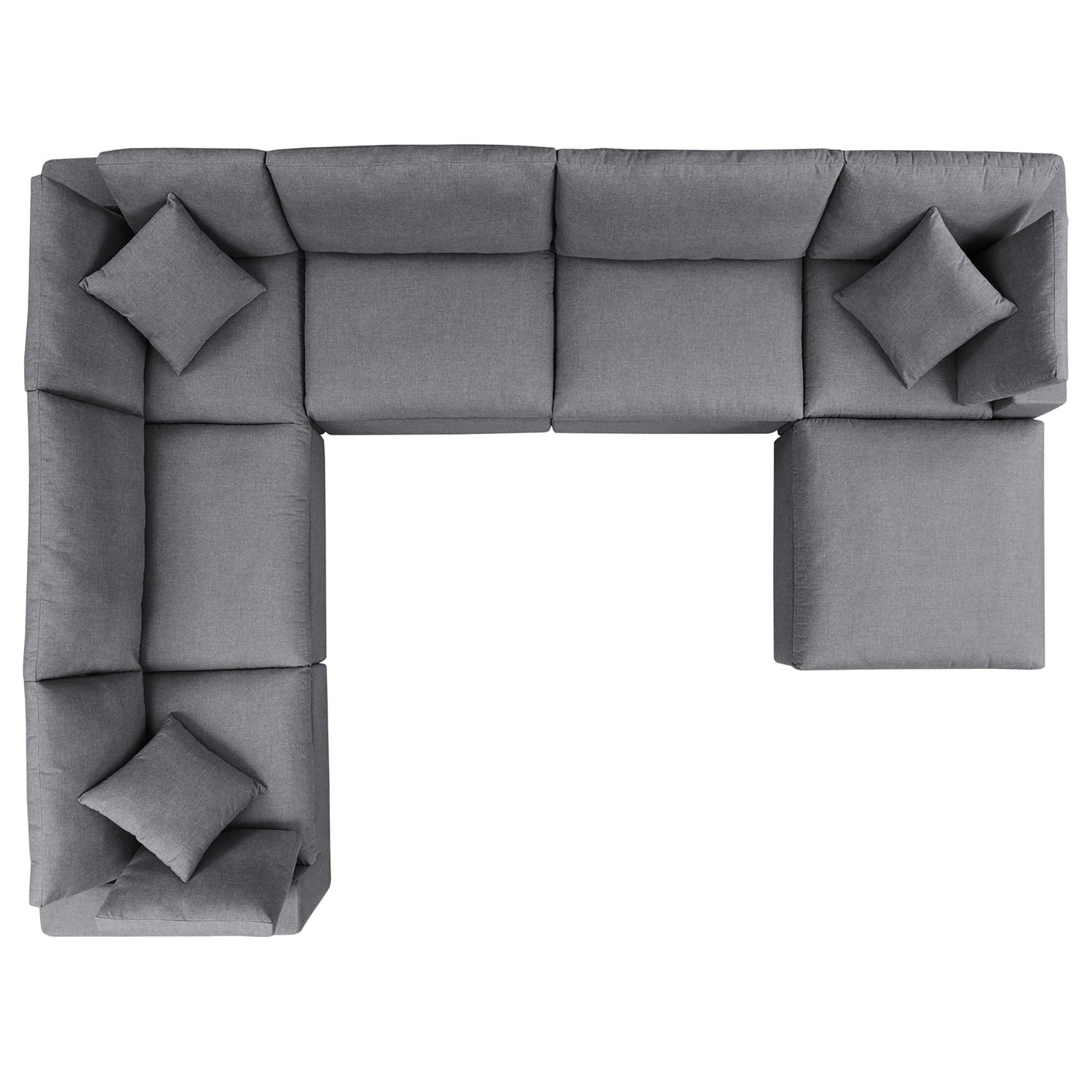Commix 7-Piece Sunbrella¬Æ Outdoor Patio Sectional Sofa by Modway