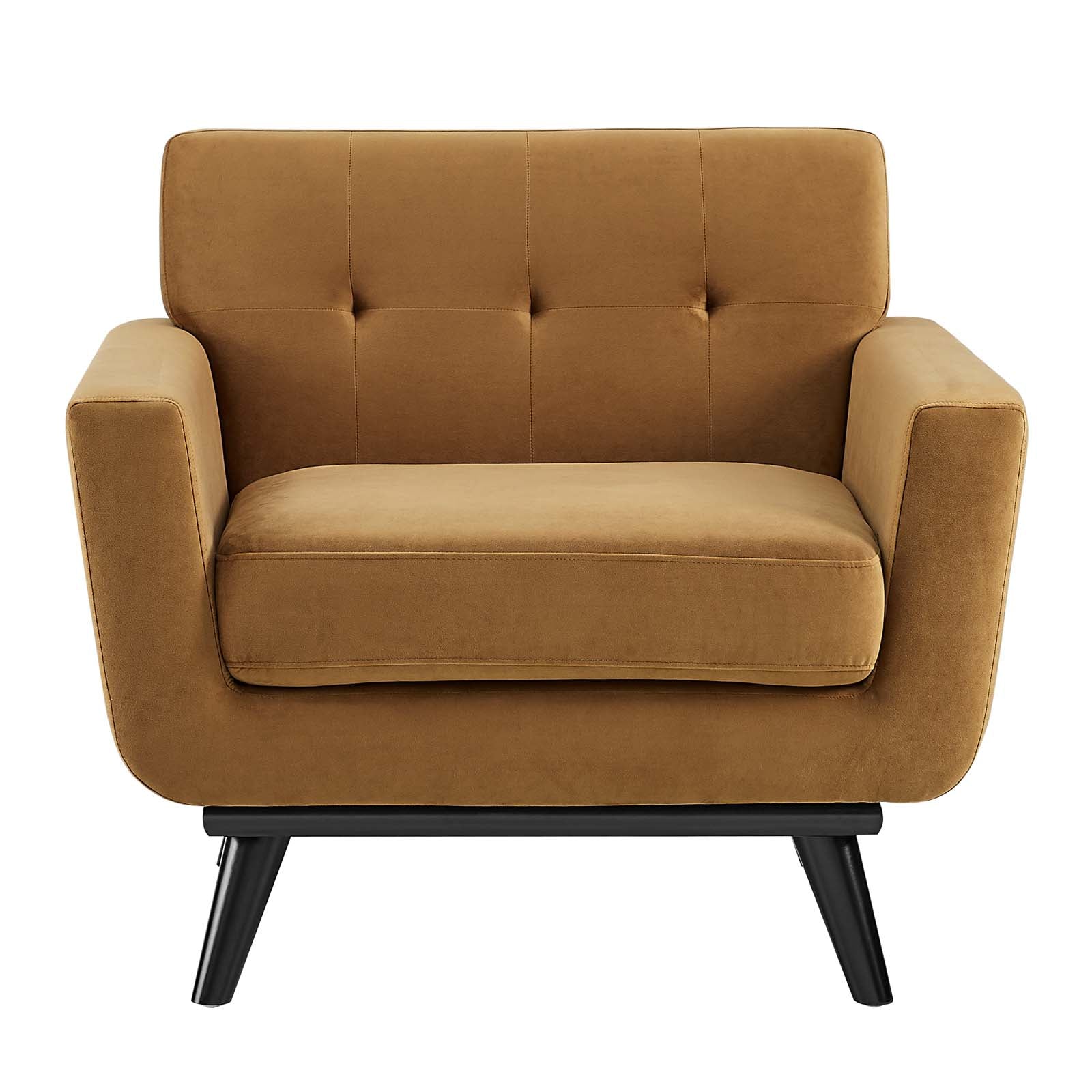 Engage Performance Velvet Armchair By HouseBean