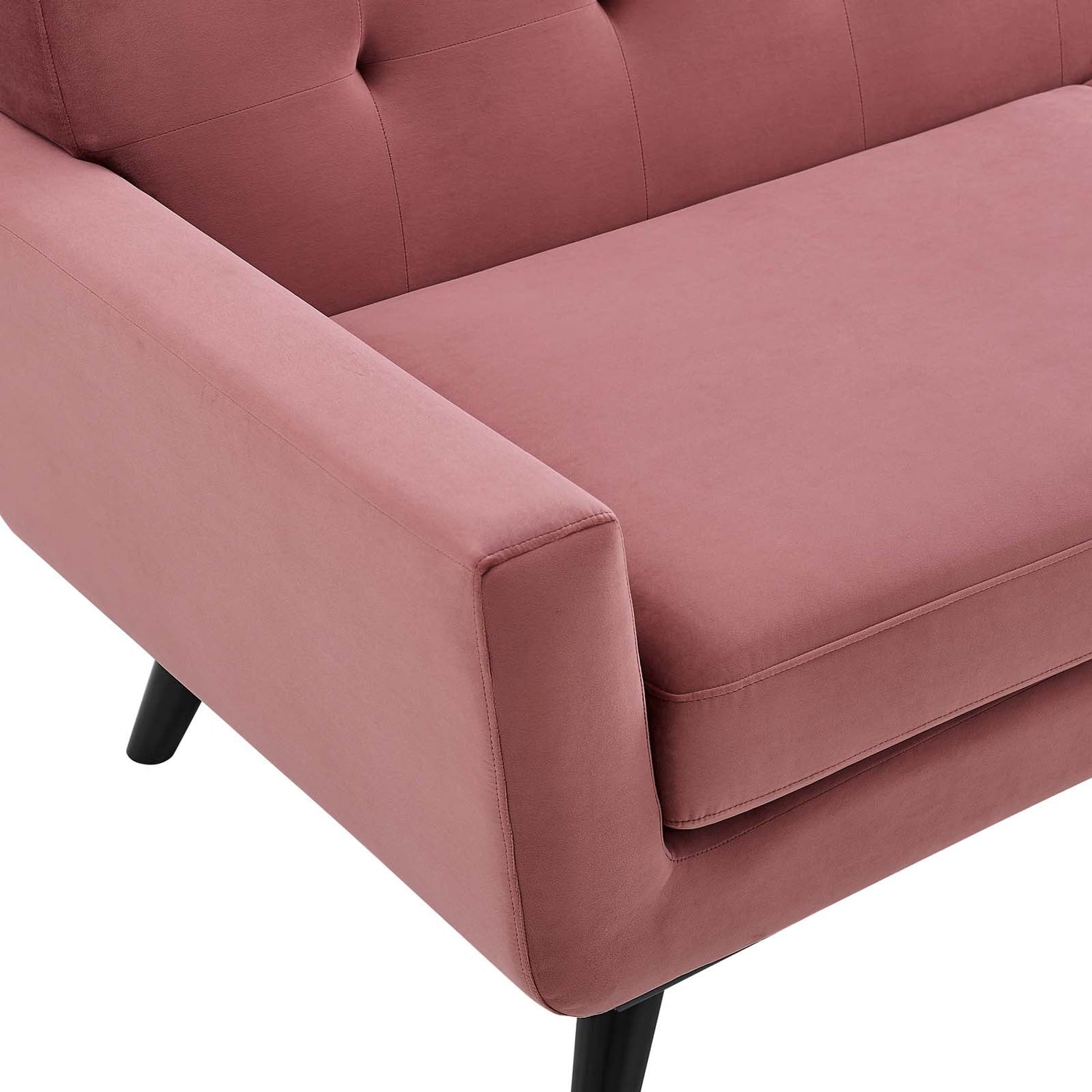 Engage Performance Velvet Armchair By HouseBean