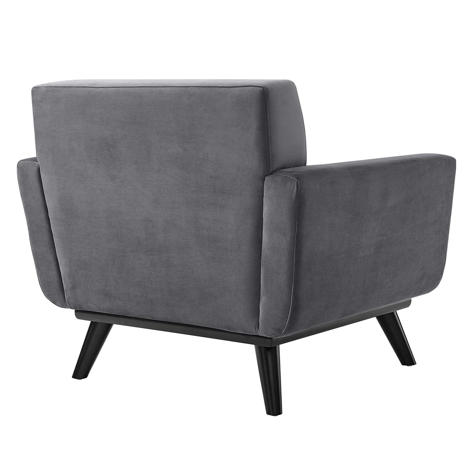 Engage Performance Velvet Armchair By HouseBean