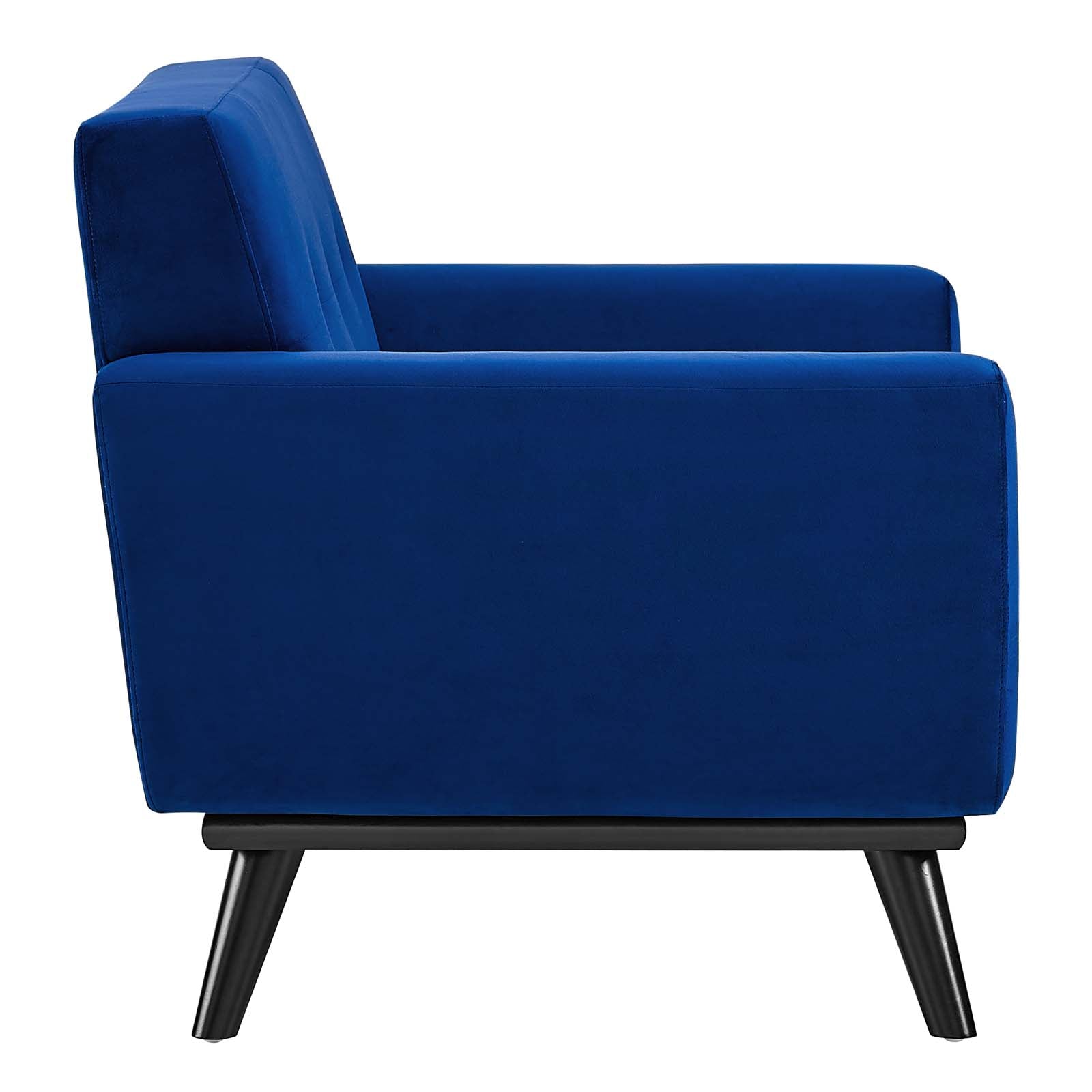 Engage Performance Velvet Armchair By HouseBean