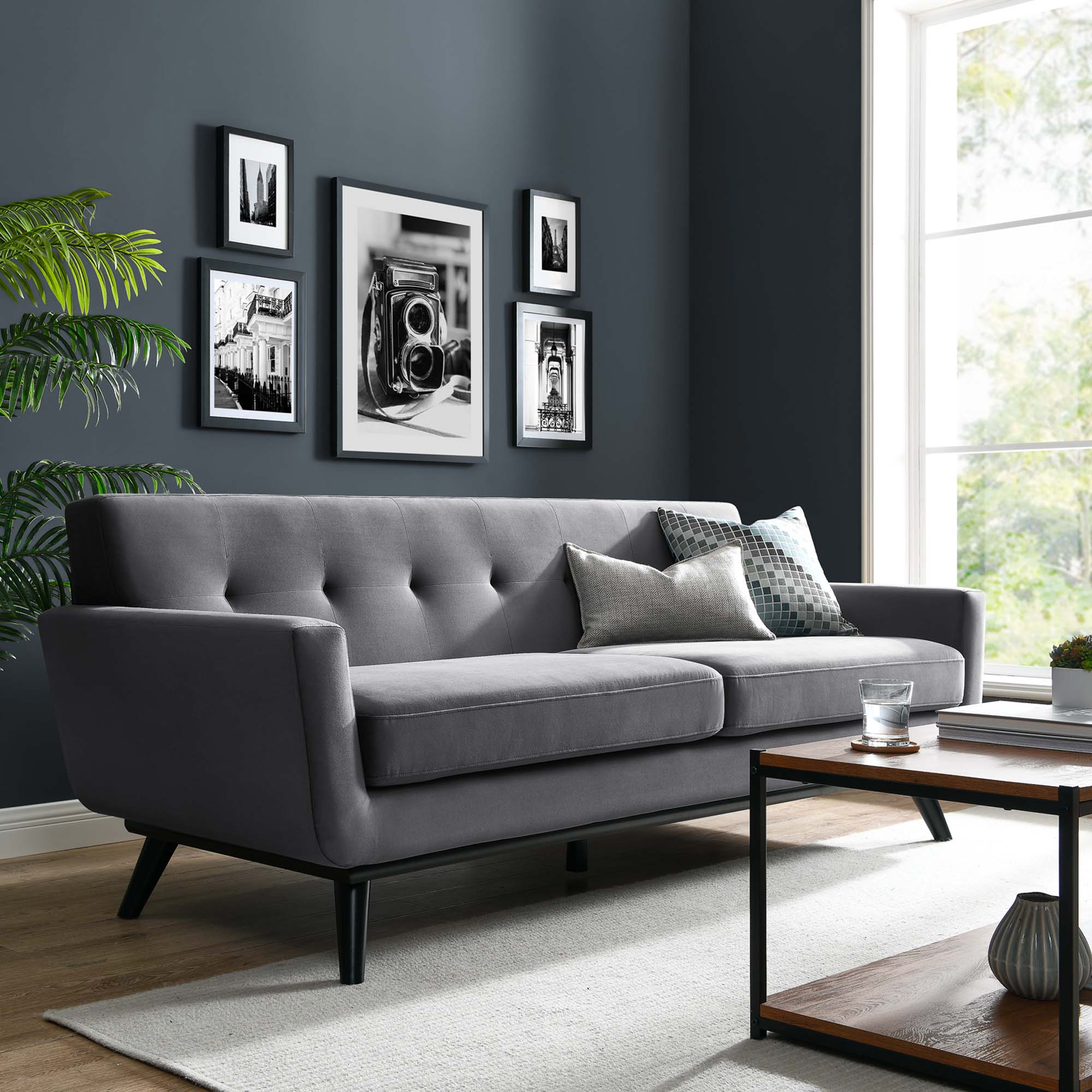 Engage Performance Velvet Sofa by Modway