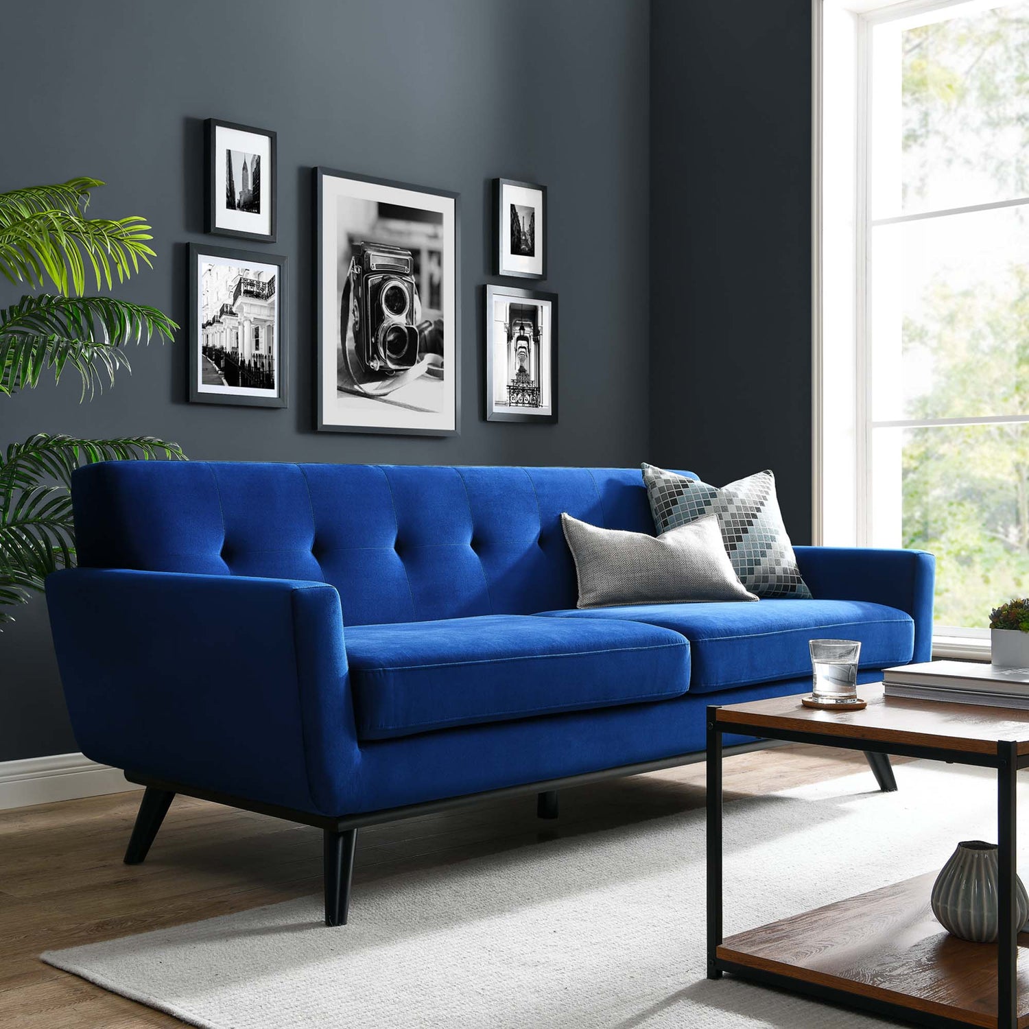 Engage Performance Velvet Sofa by Modway