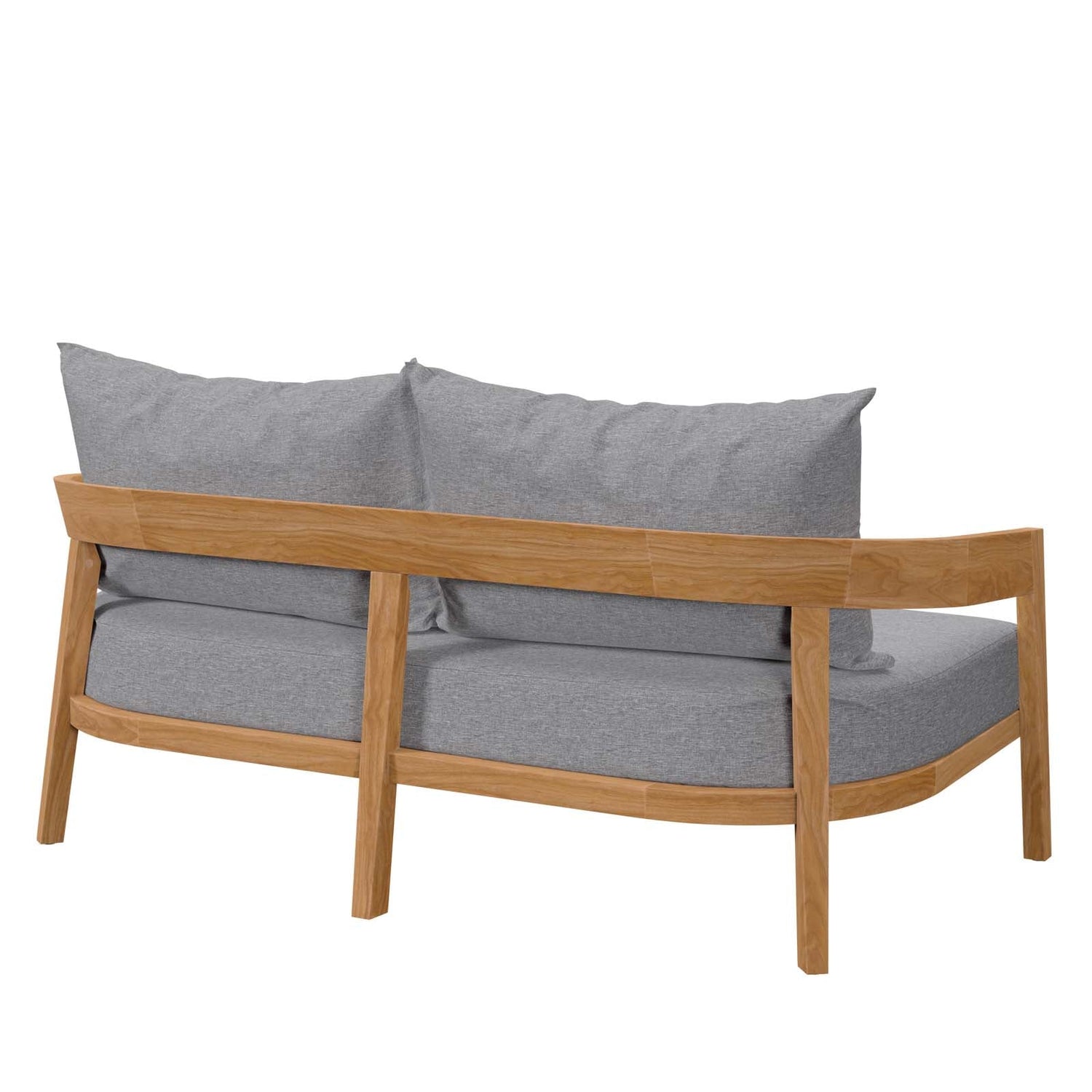 Brisbane Teak Wood Outdoor Patio Loveseat By HouseBean