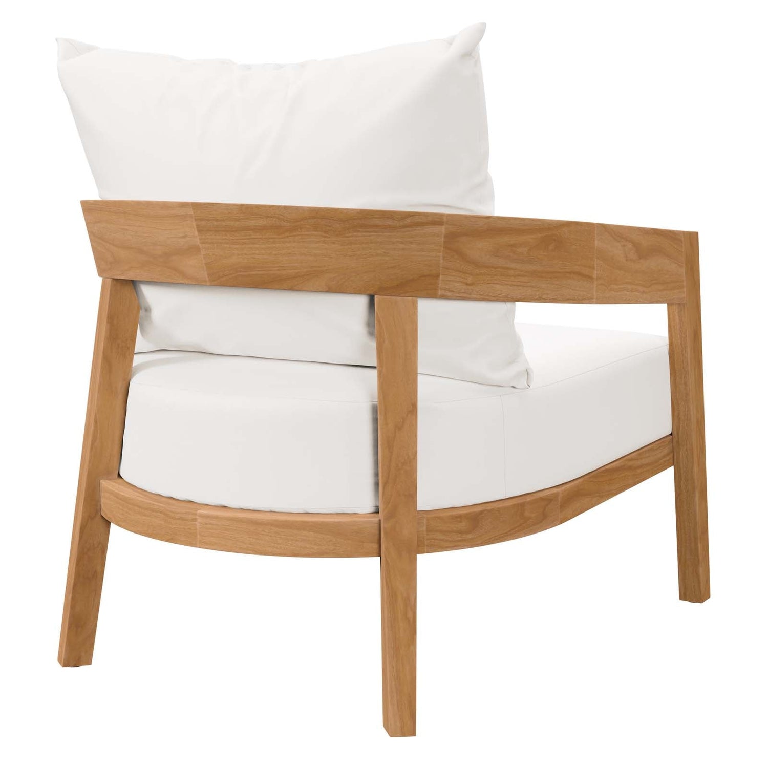 Brisbane Teak Wood Outdoor Patio Armchair By HouseBean