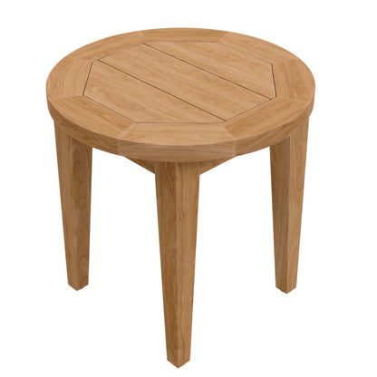 Brisbane Teak Wood Outdoor Patio Side Table By HouseBean