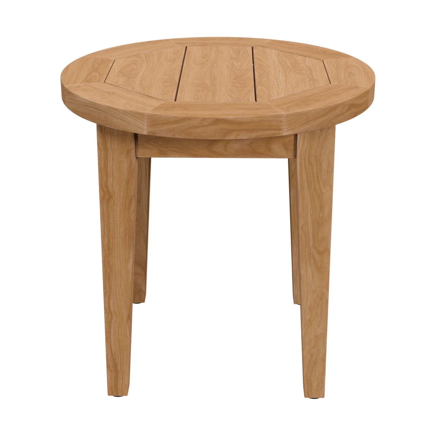 Brisbane Teak Wood Outdoor Patio Side Table By HouseBean