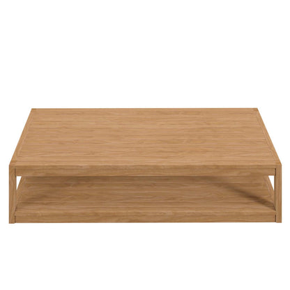 Carlsbad Teak Wood Outdoor Patio Coffee Table By HouseBean