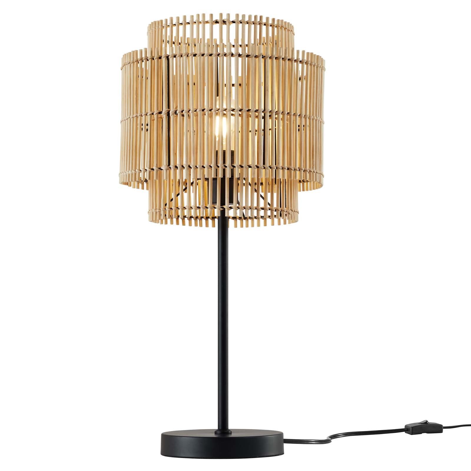 Nourish Bamboo Table Lamp By HouseBean