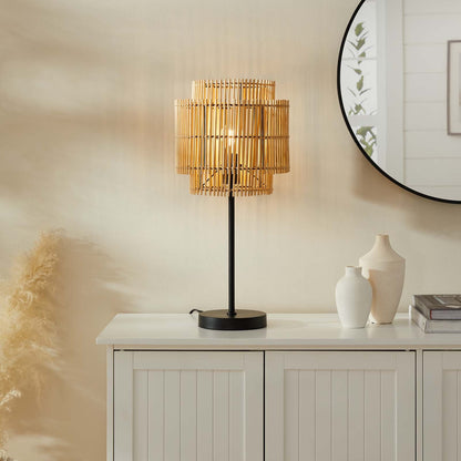 Nourish Bamboo Table Lamp By HouseBean