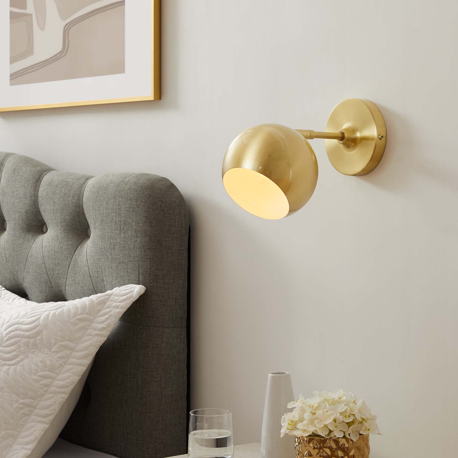 Chalice 4&quot; Swing-Arm Metal Wall Sconce By HouseBean