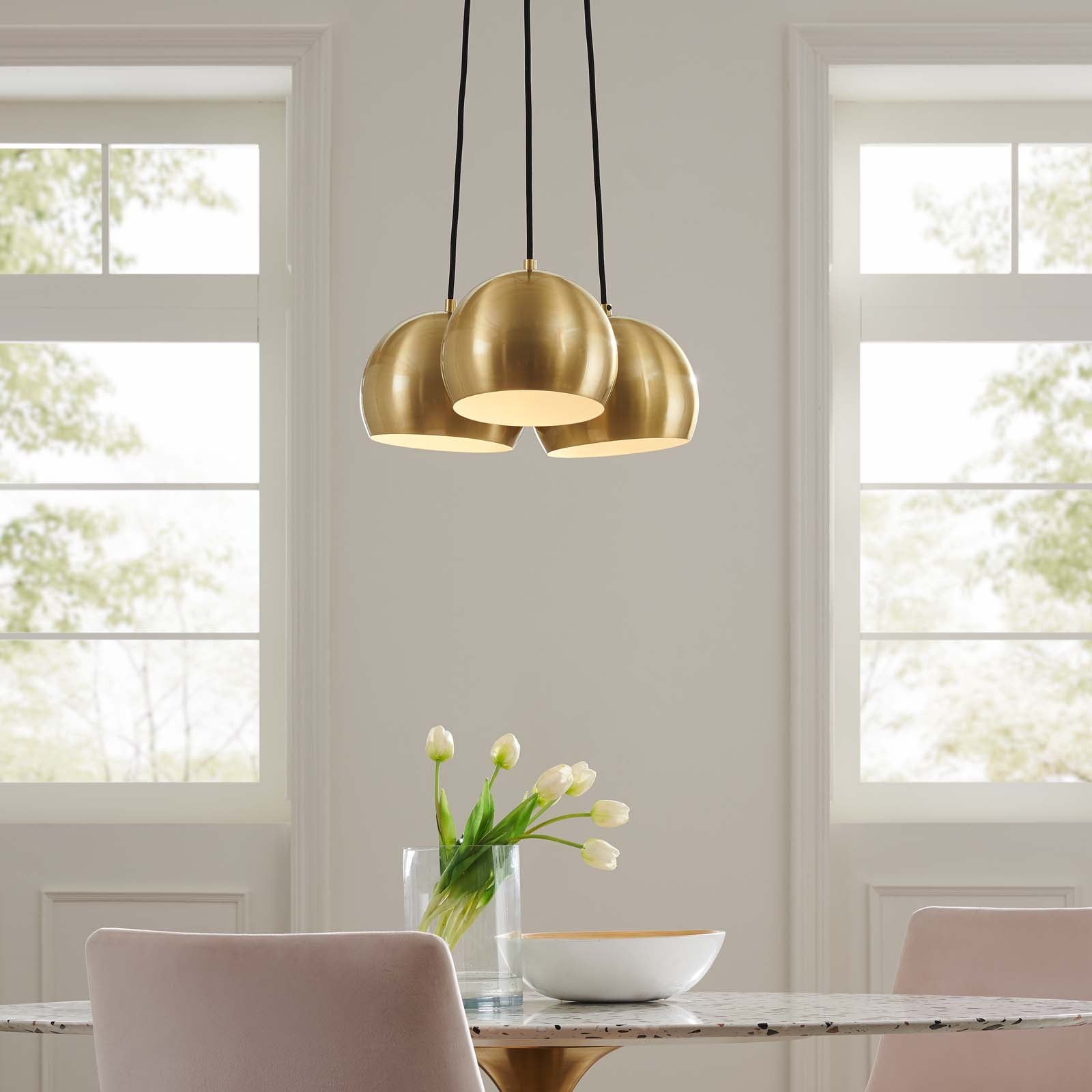 Chalice 3-Light Metal Pendant By HouseBean