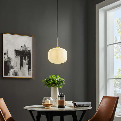 Reprise Glass Pendant Light by Modway