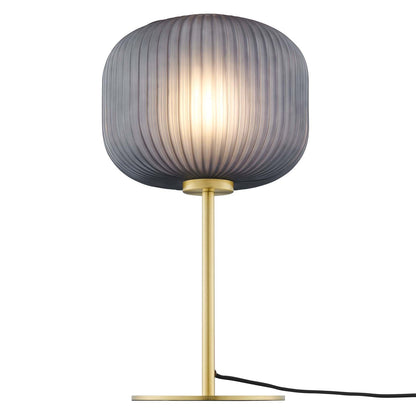 Reprise Glass Sphere Glass and Metal Table Lamp By HouseBean