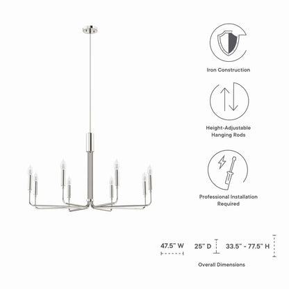 Rekindle 8-Light Chandelier By HouseBean