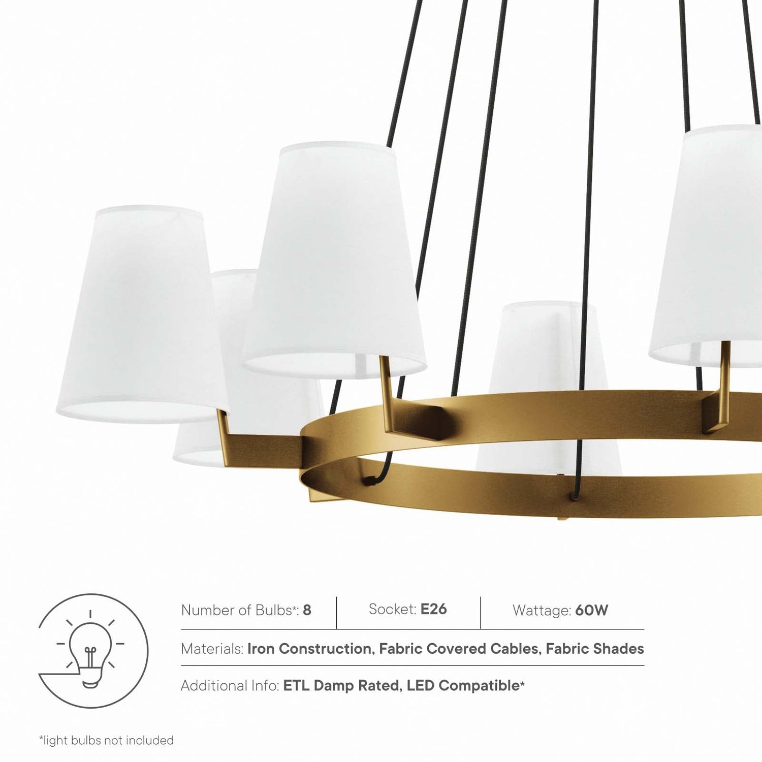 Surround 8-Light Chandelier By HouseBean