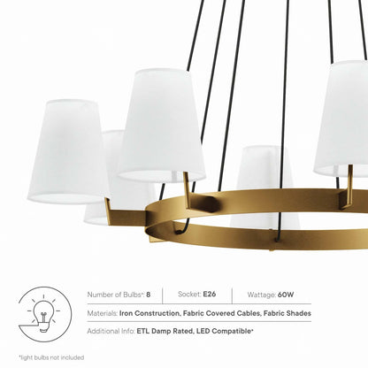 Surround 8-Light Chandelier By HouseBean