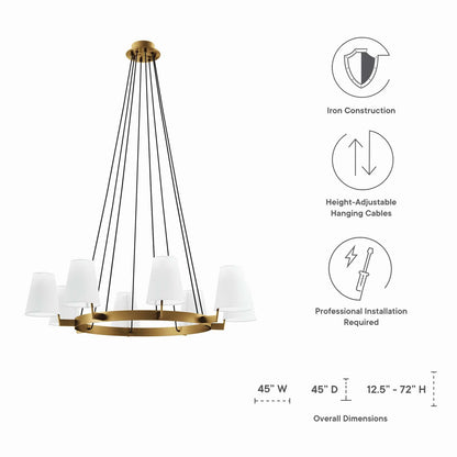 Surround 8-Light Chandelier By HouseBean