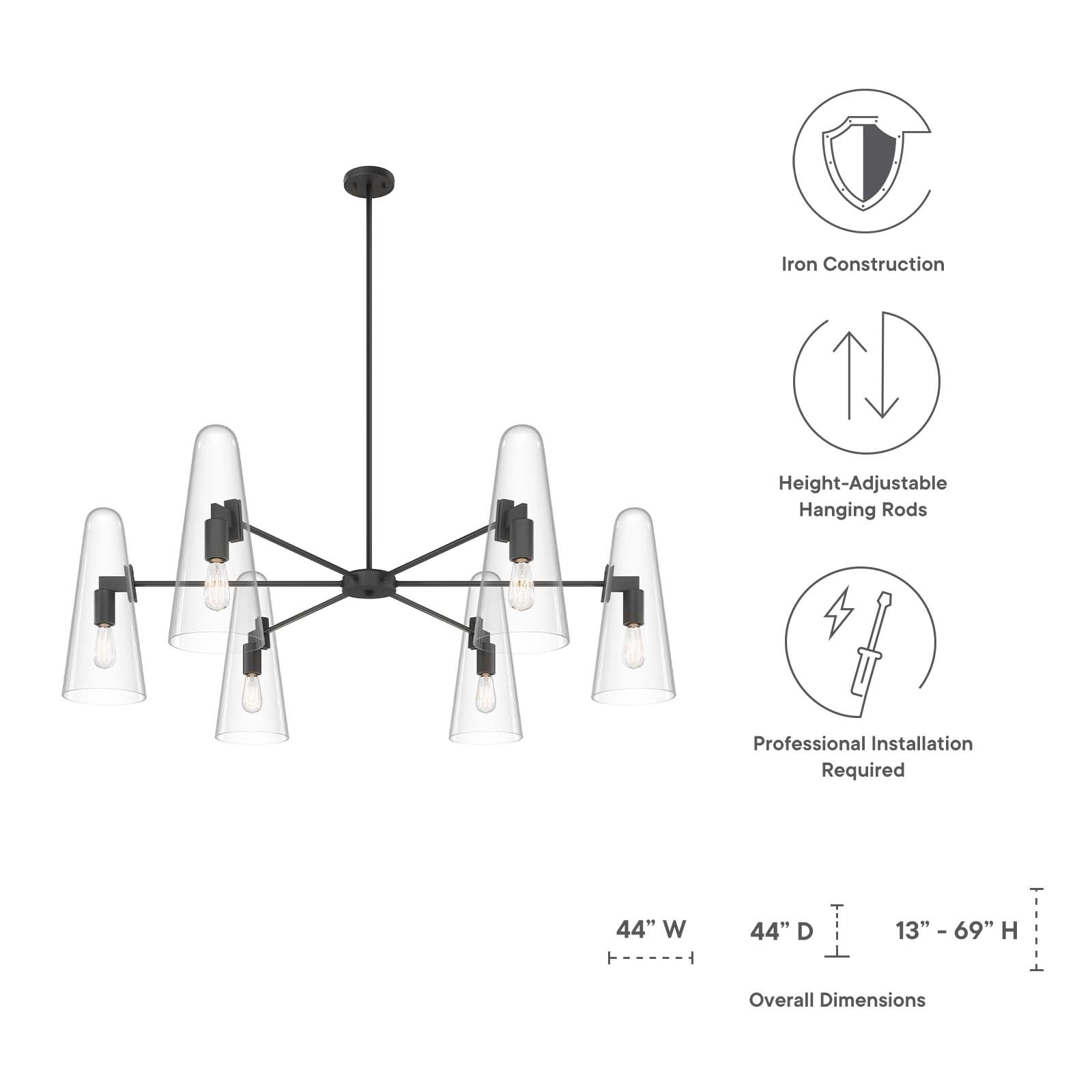 Beacon 6-Light Chandelier By HouseBean