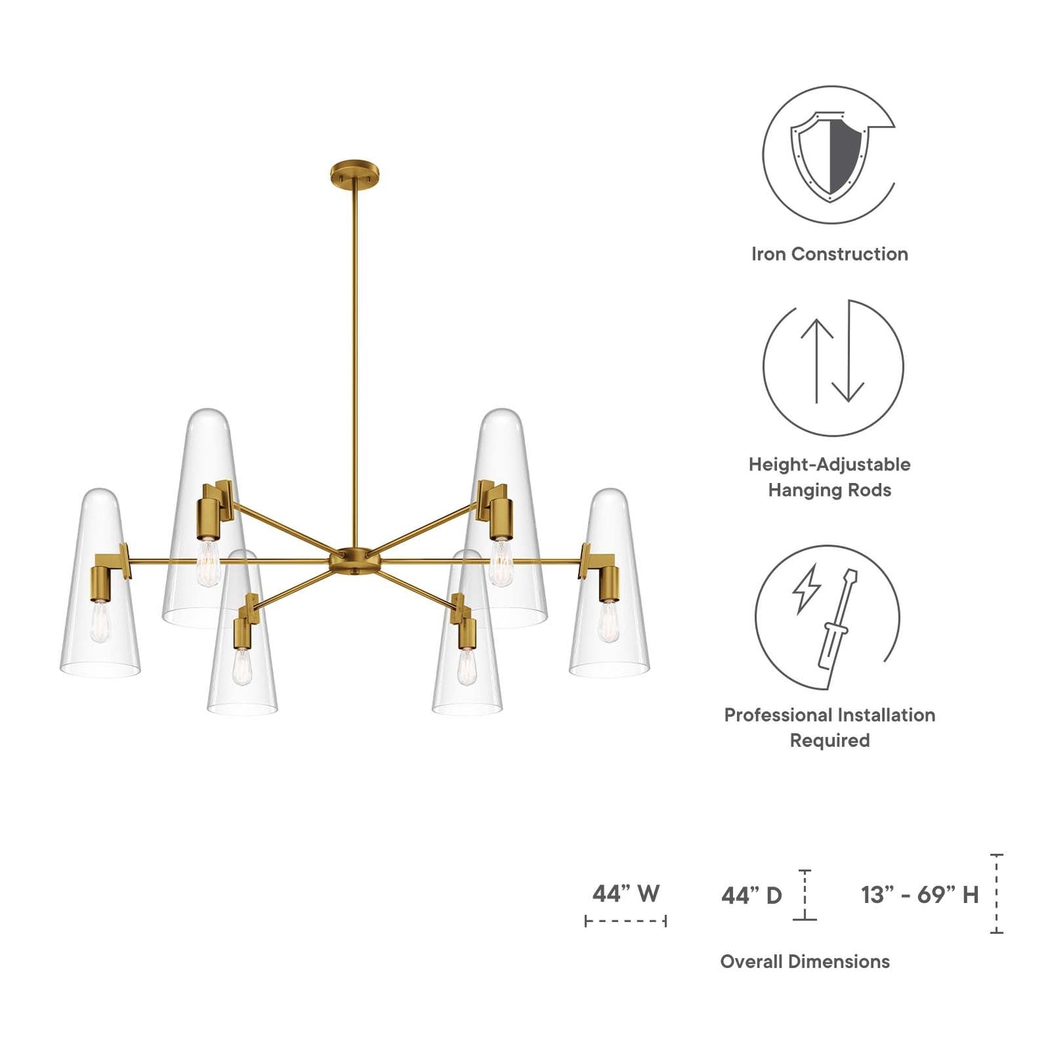 Beacon 6-Light Chandelier By HouseBean