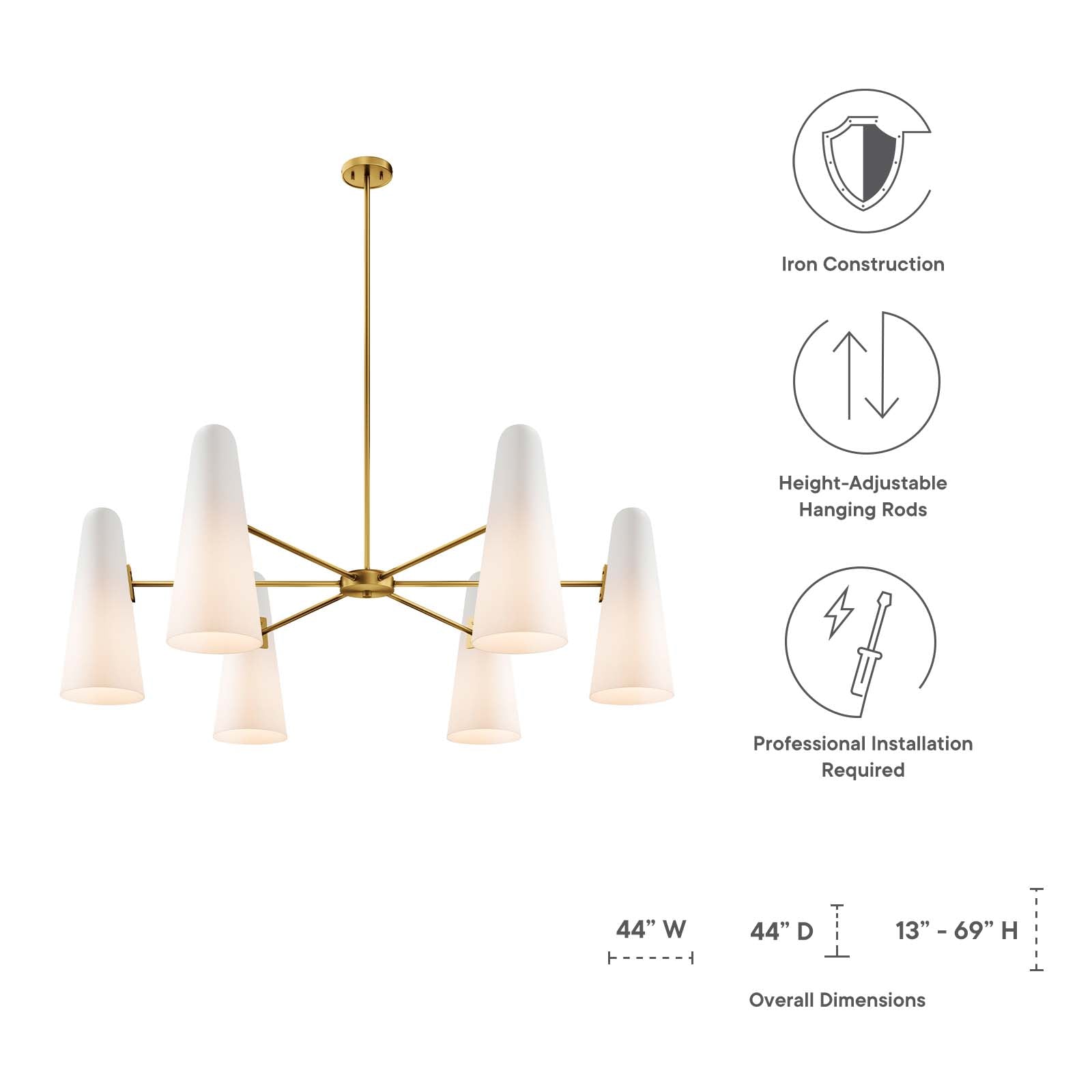 Beacon 6-Light Chandelier By HouseBean