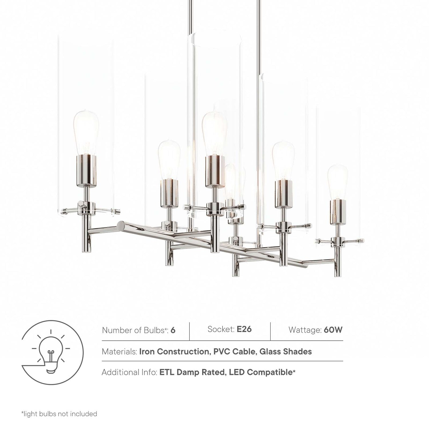 Skylark 6-Light Chandelier By HouseBean