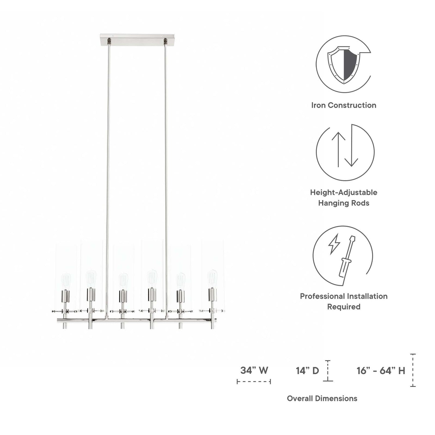 Skylark 6-Light Chandelier By HouseBean