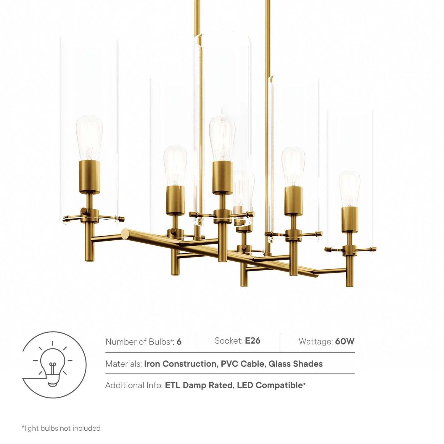 Skylark 6-Light Chandelier By HouseBean