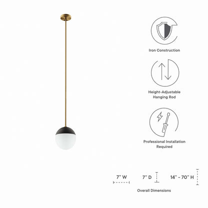 Stellar 1-Light Pendant Light By HouseBean