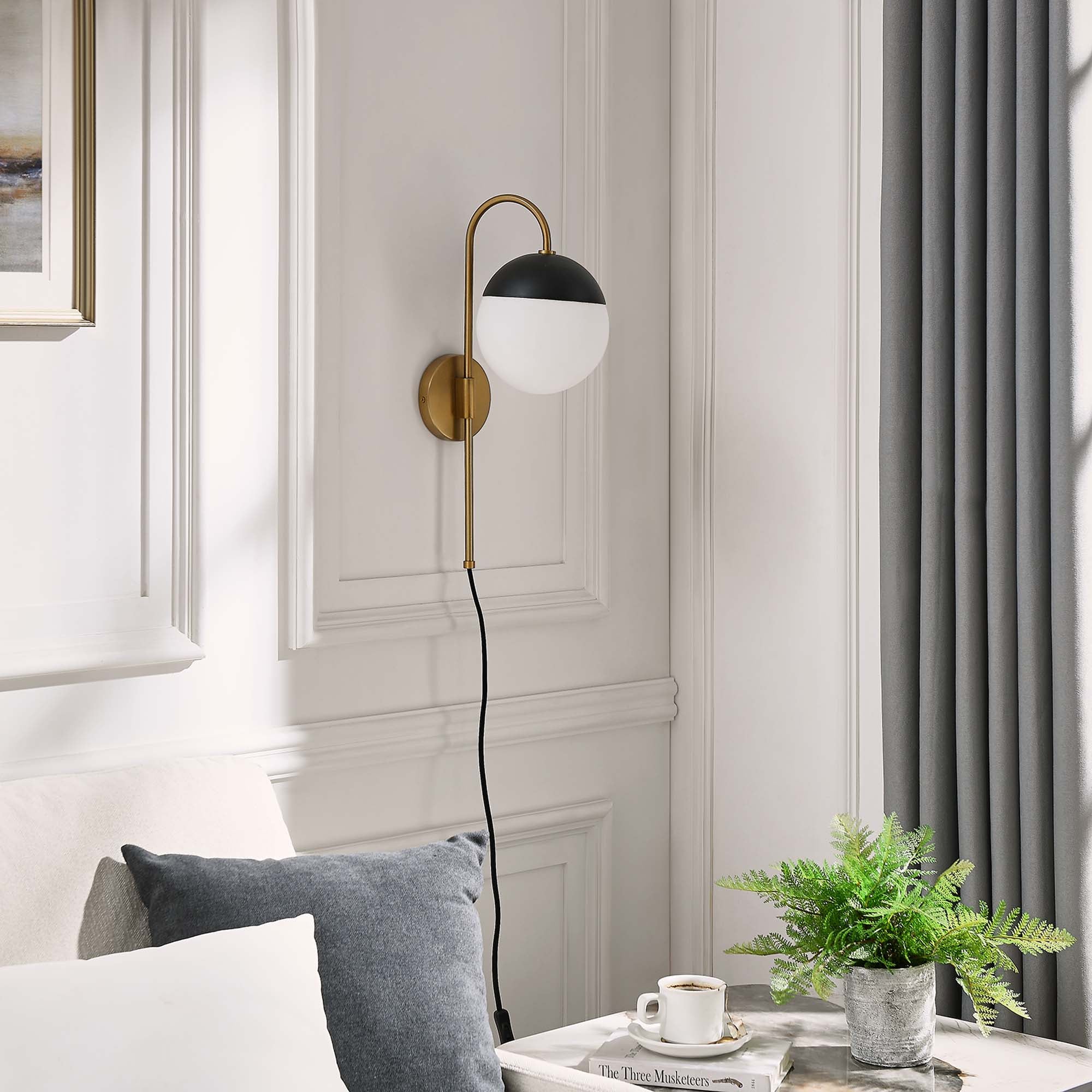 Stellar 1-Light Wall Sconce by Modway