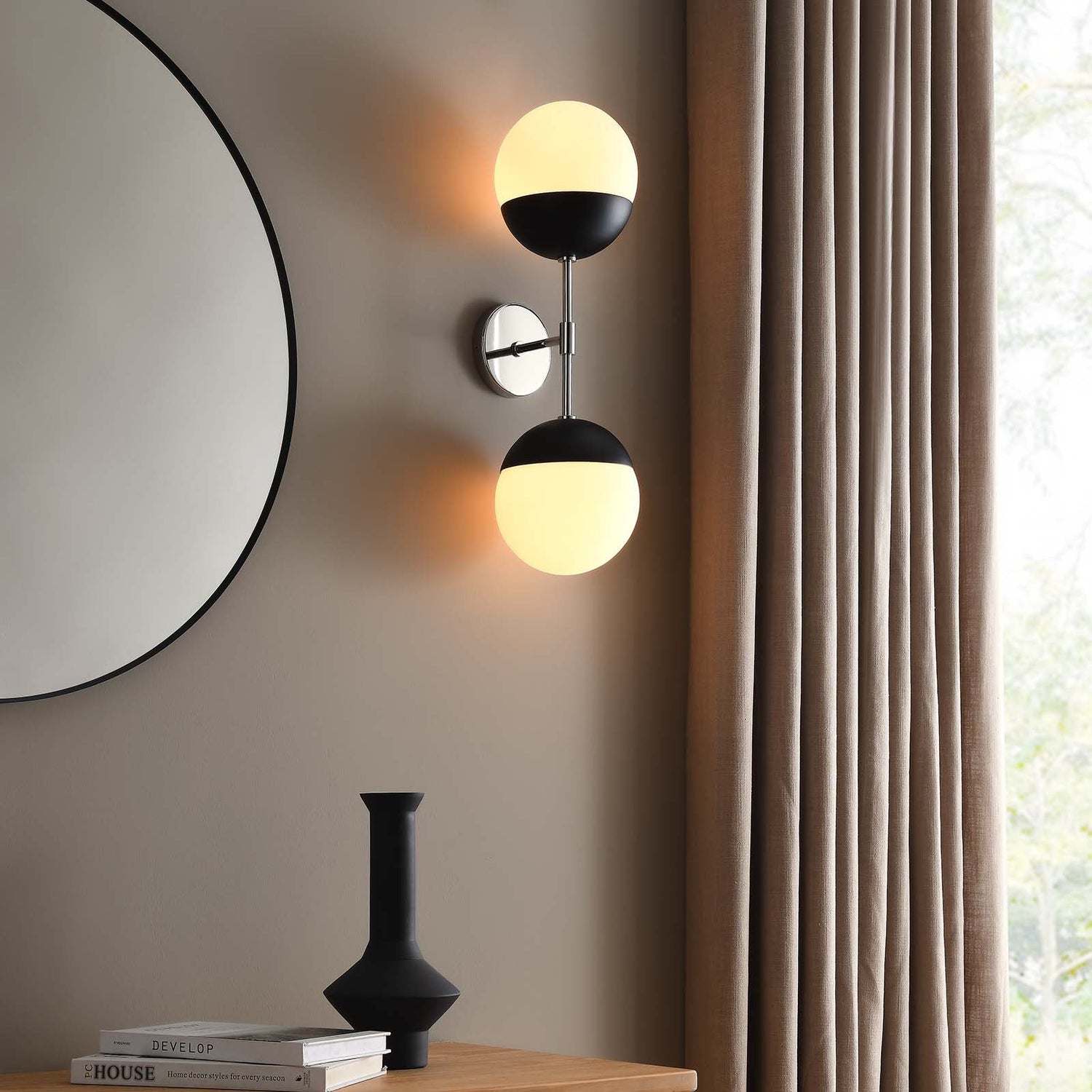 Stellar 2-Light Wall Sconce By HouseBean