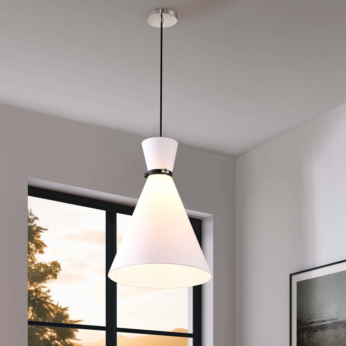 Starlight 1-Light Pendant Light by Modway