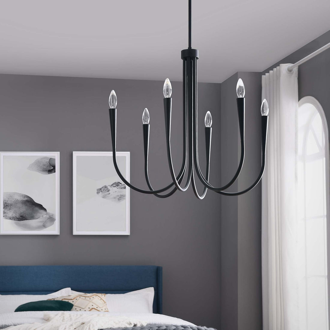 Penrose 6-Light Chandelier by Modway