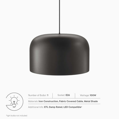 Avenue 1-Light Pendant Light By HouseBean