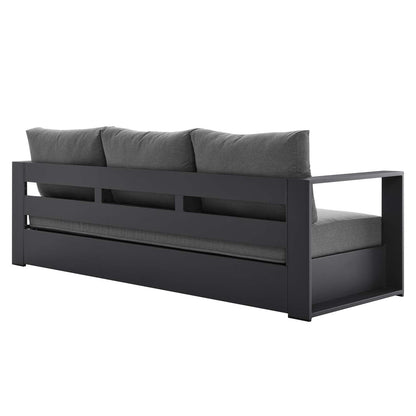 Tahoe Outdoor Patio Powder-Coated Aluminum Sofa By HouseBean