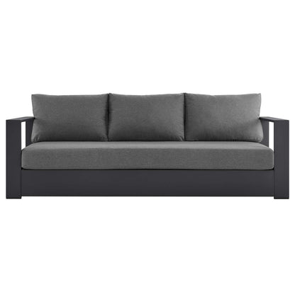 Tahoe Outdoor Patio Powder-Coated Aluminum Sofa By HouseBean