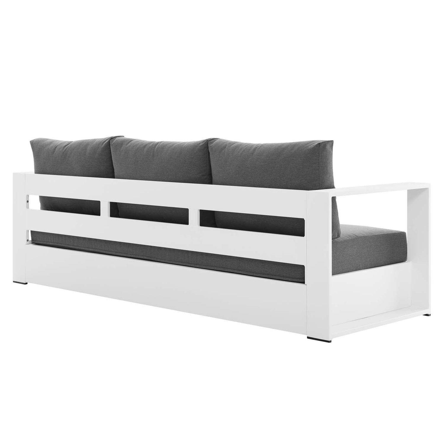 Tahoe Outdoor Patio Powder-Coated Aluminum Sofa By HouseBean