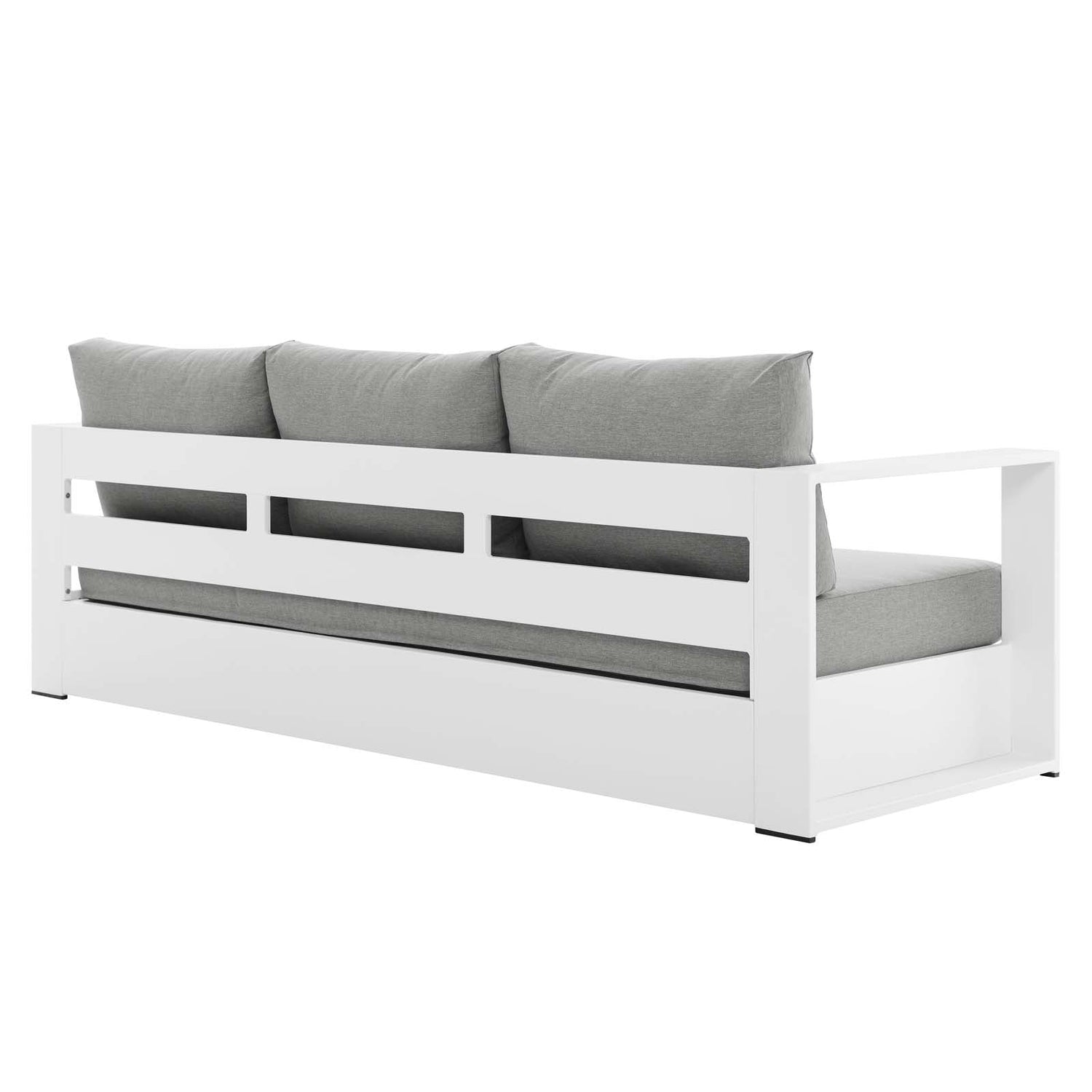 Tahoe Outdoor Patio Powder-Coated Aluminum Sofa By HouseBean